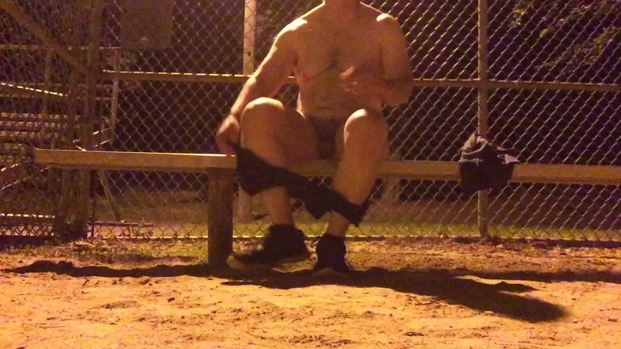 Pissing in public park 1 image