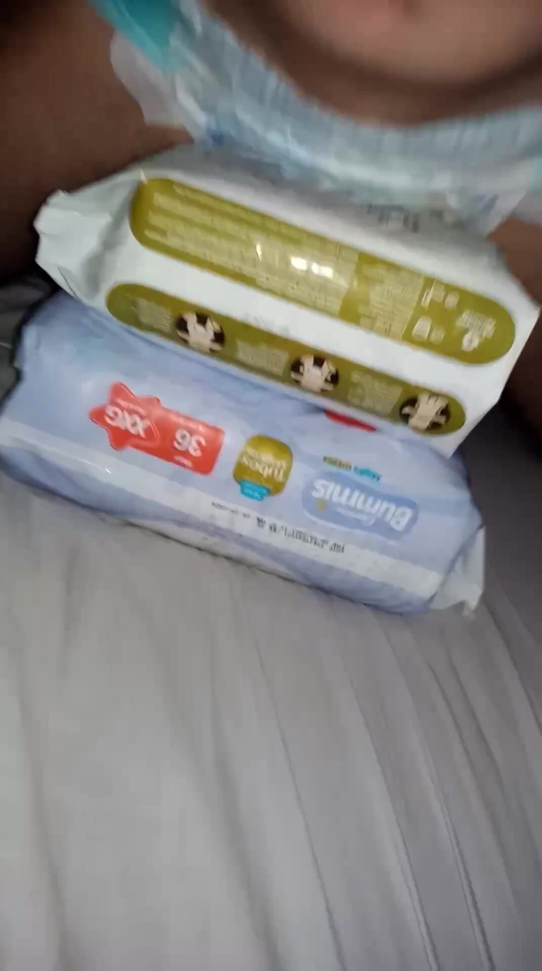 Humping my diaper packs