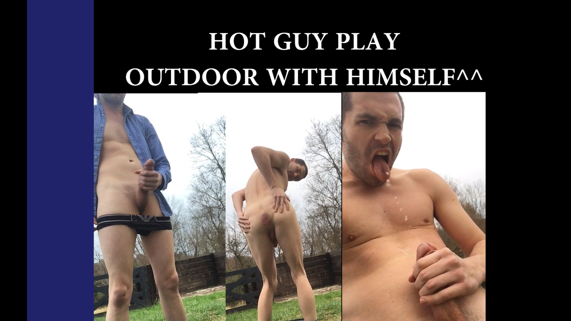 Jerk And Show His Hot Asshole