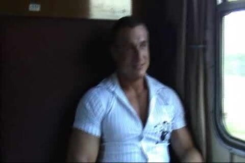 Guys on train