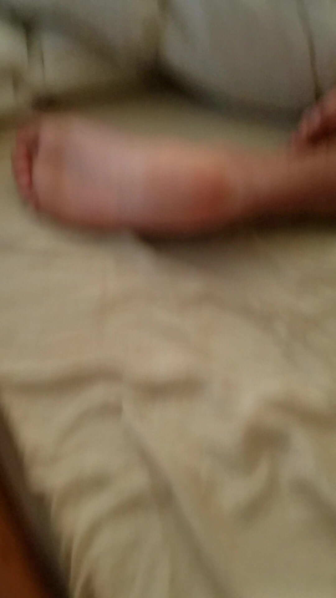 My cousins sleeping feet