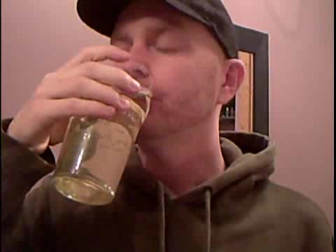 PISS - Dude drinks down a pint