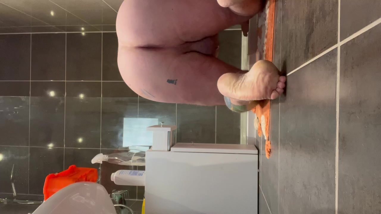 Cleaning the shower
