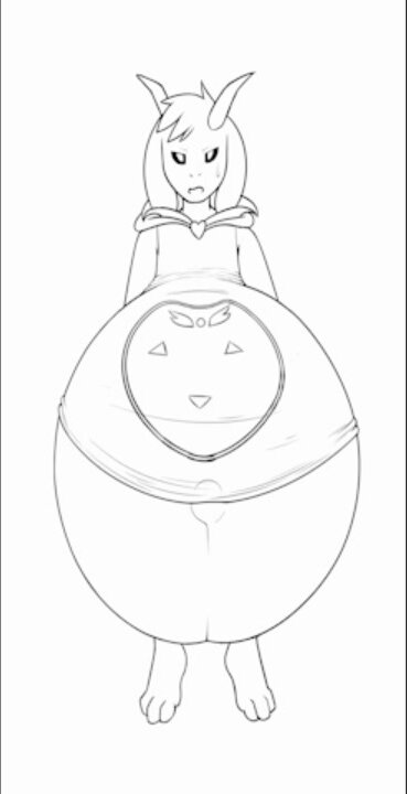 Asriel Big Belly Animation