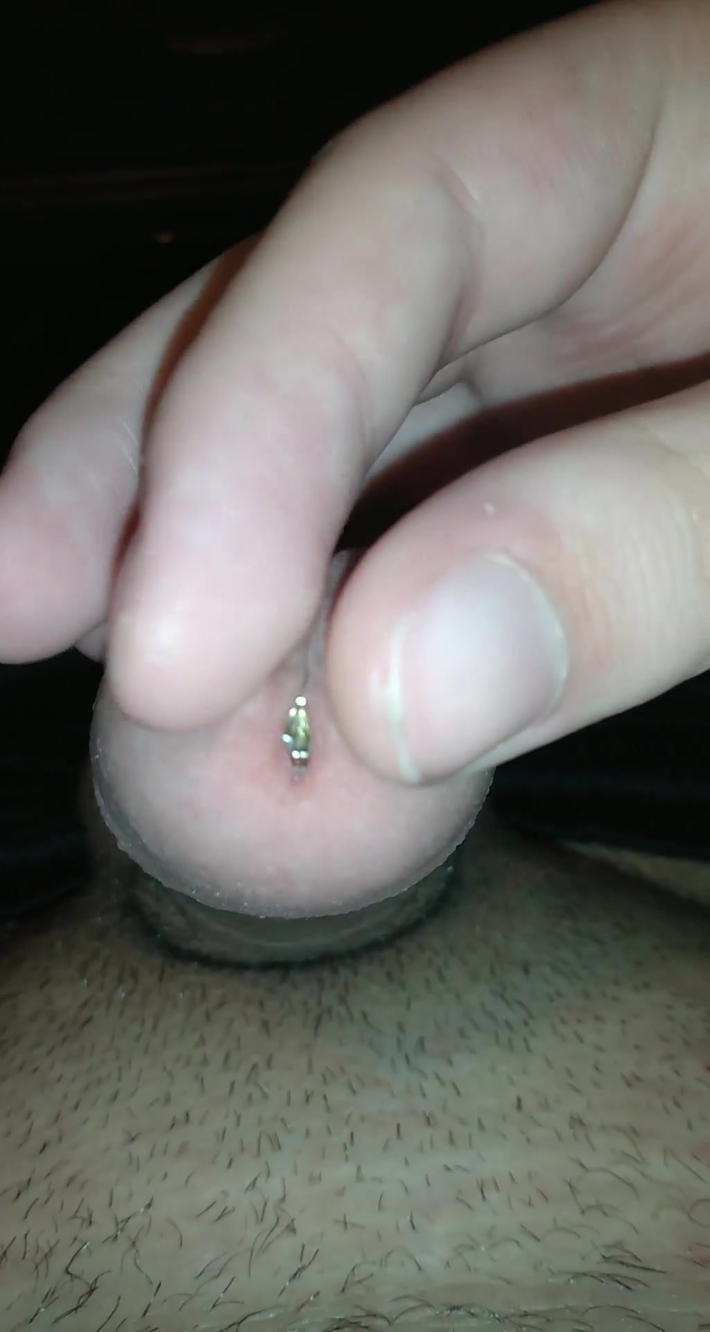 Nail in young boys dick part3