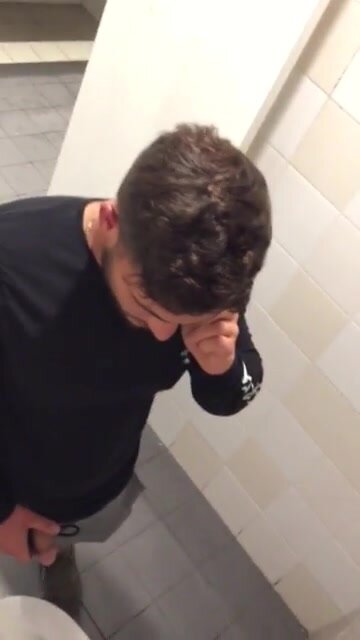 Calling while taking a piss