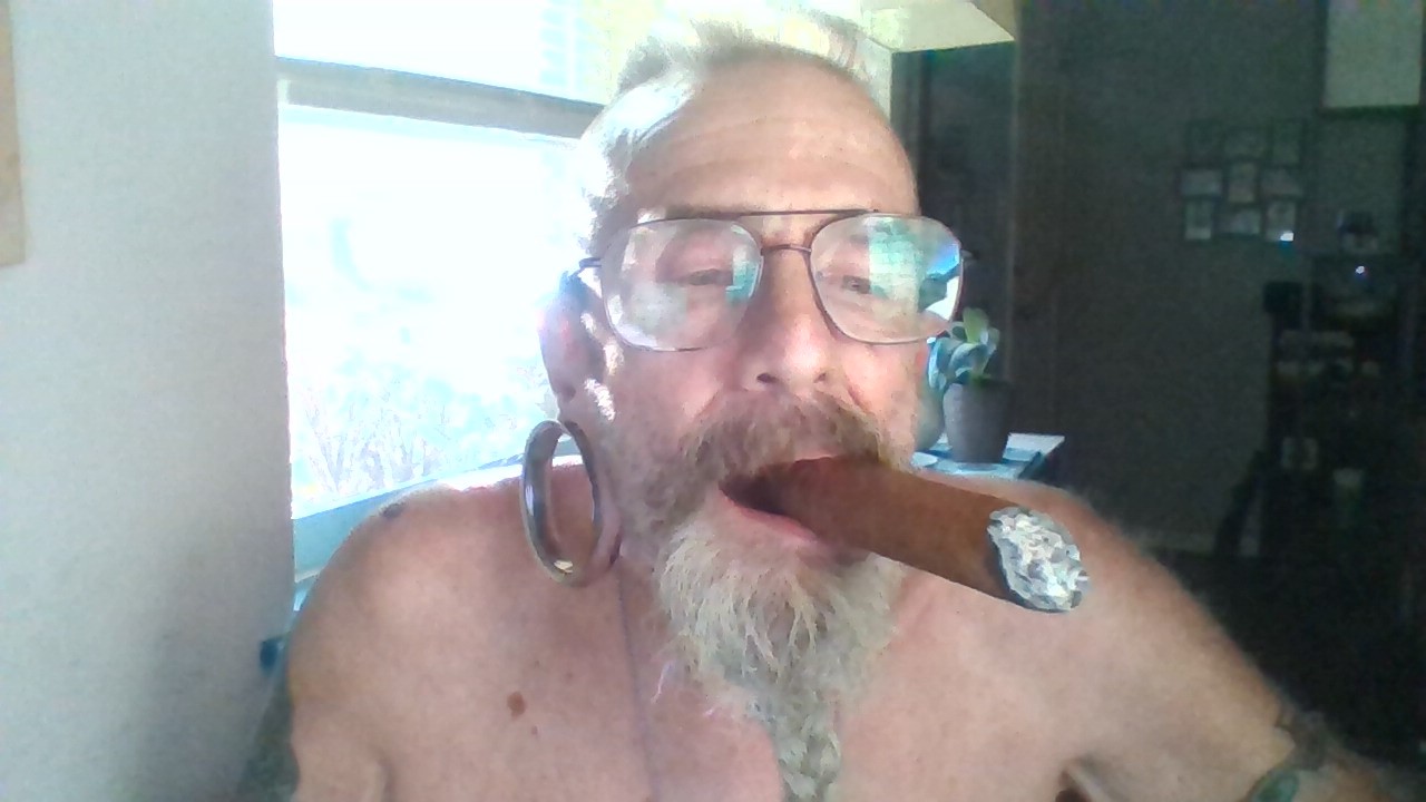 Morning Cigar and Jerking. Shout out to my son