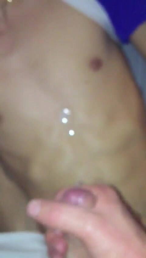 Cum on abs - video 3