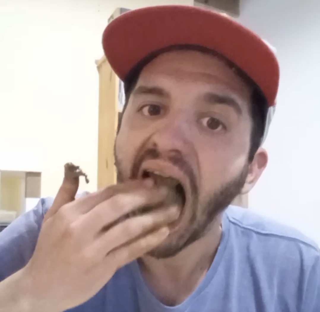 Faggot Fede eating shit with his hands right from the p