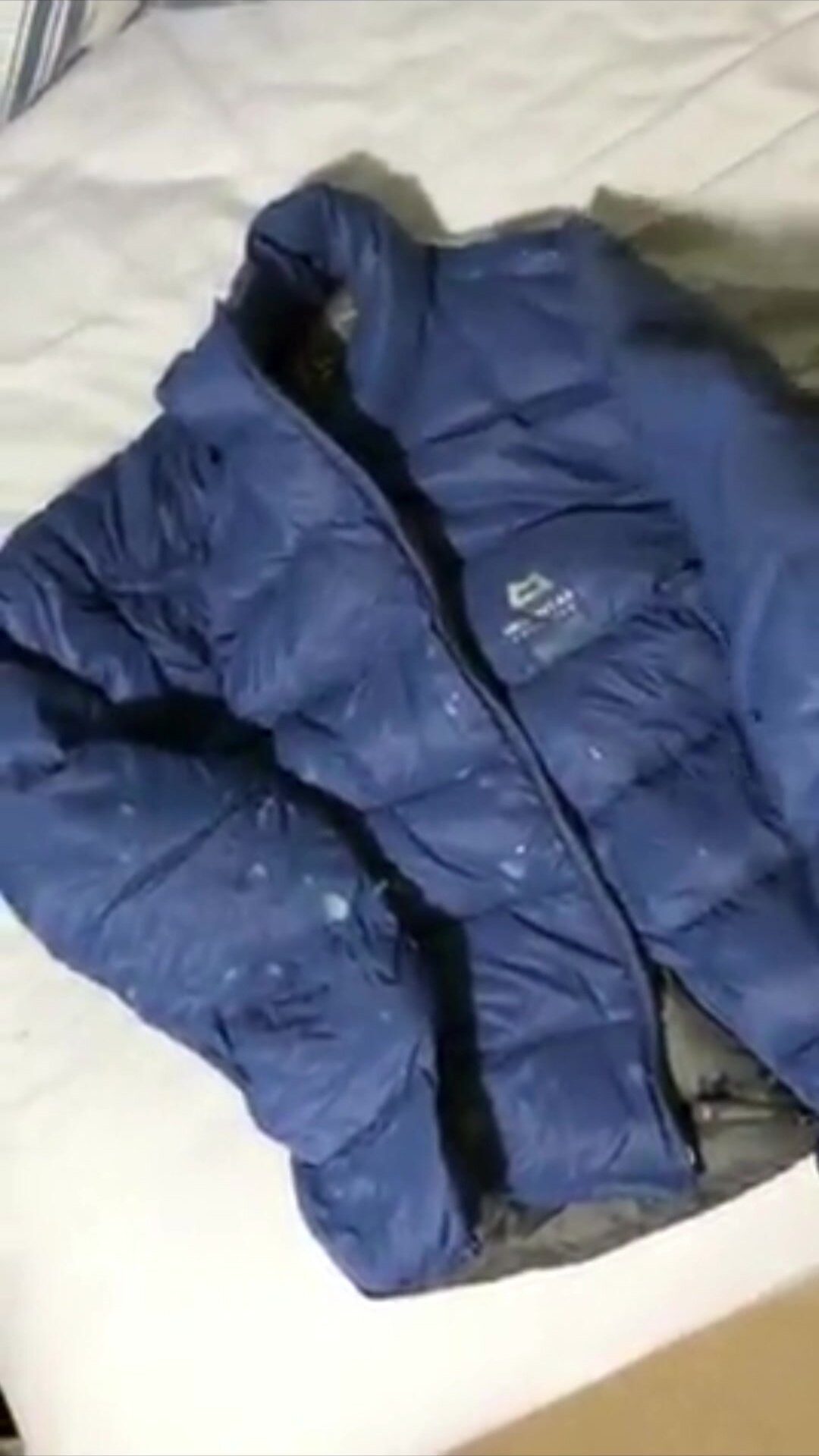 Guy Shoots A Load On His Mountain Equipment Puffer