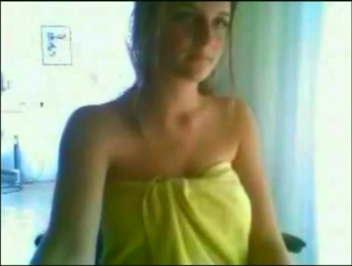 Voyeur girl caught masturbating after shower image