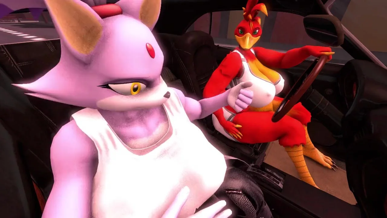 Blaze and Kazooie farting in the car - ThisVid.com