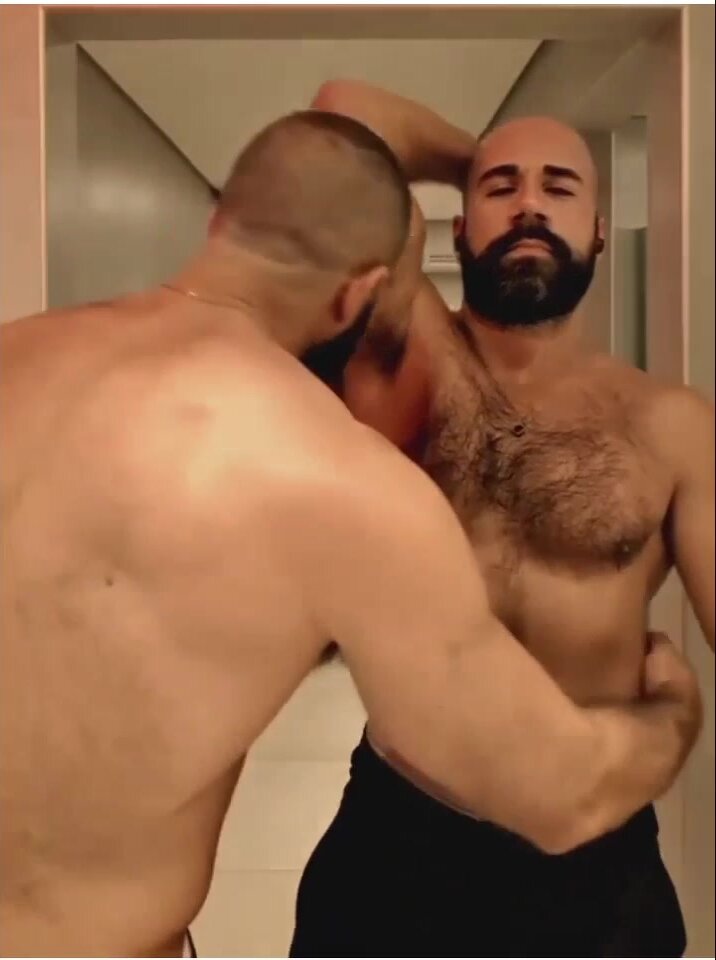 Hairy Couple Lick Each Others Armpits