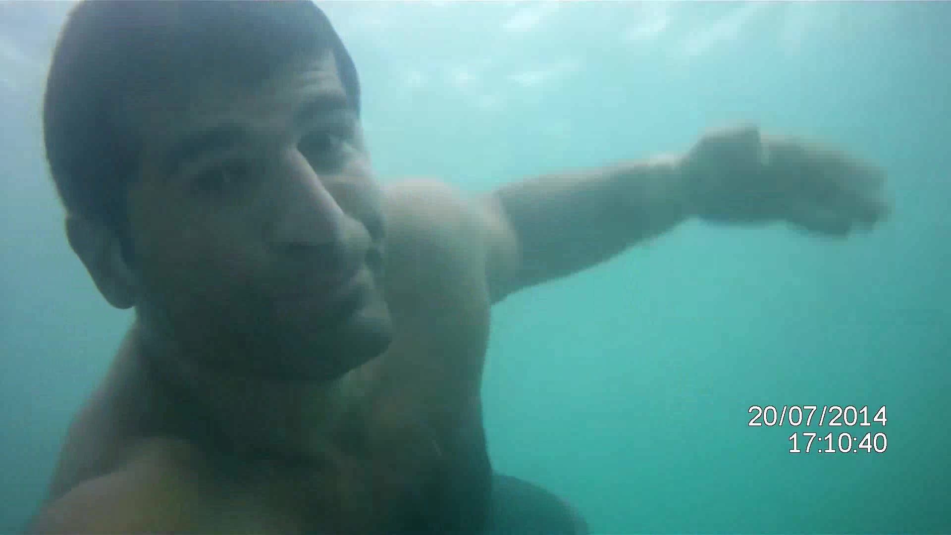 Underwater barefaced turkish cutie - video 2