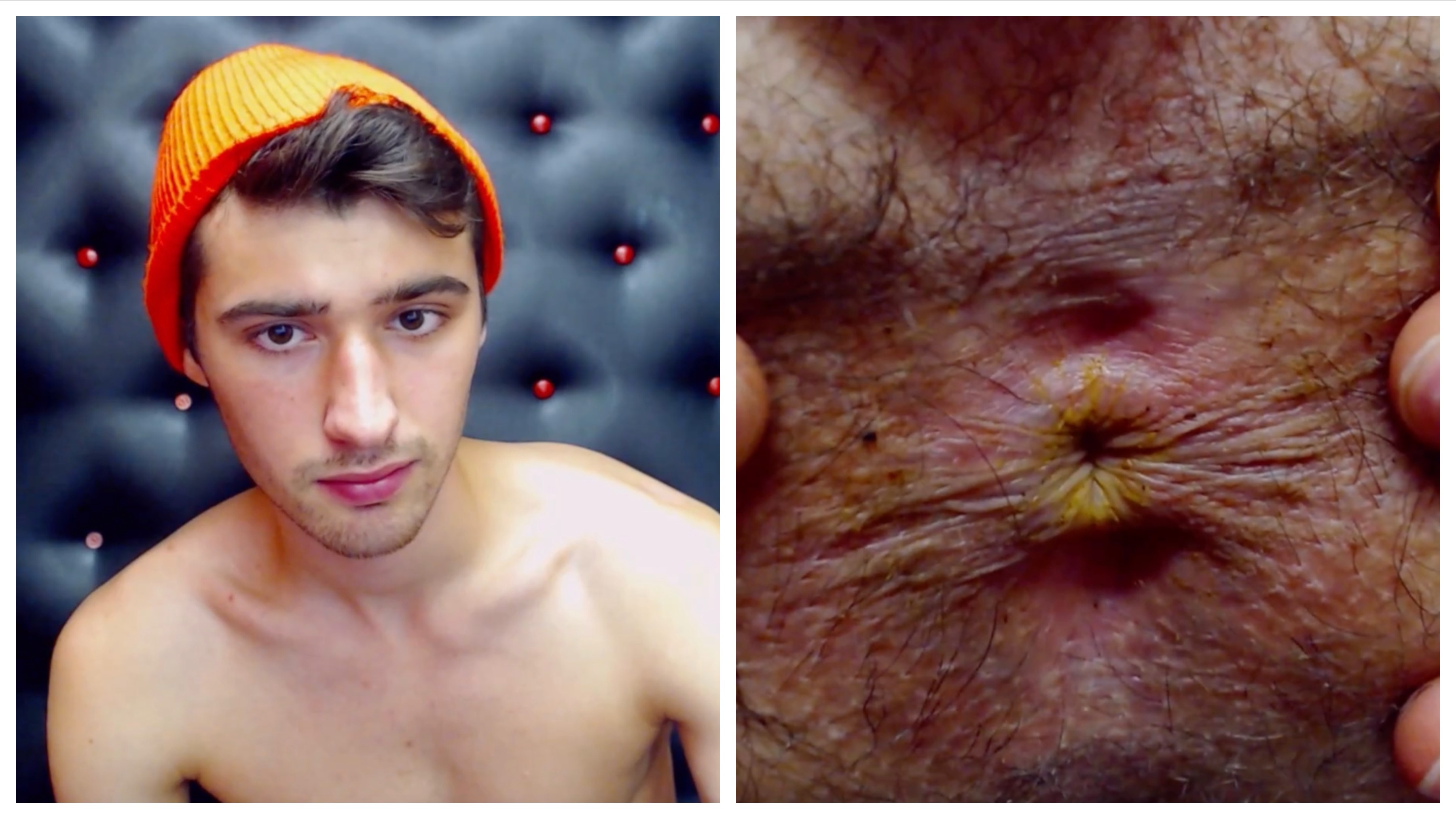 Russian boy and his dirty hole
