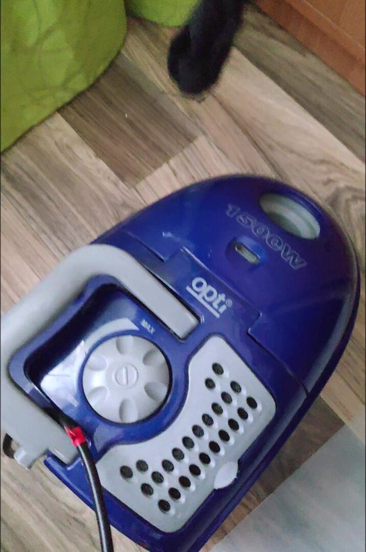 SMall vacuum with some socks
