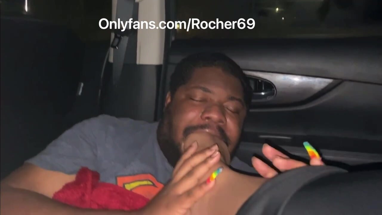 Licking feet in the car - video 3