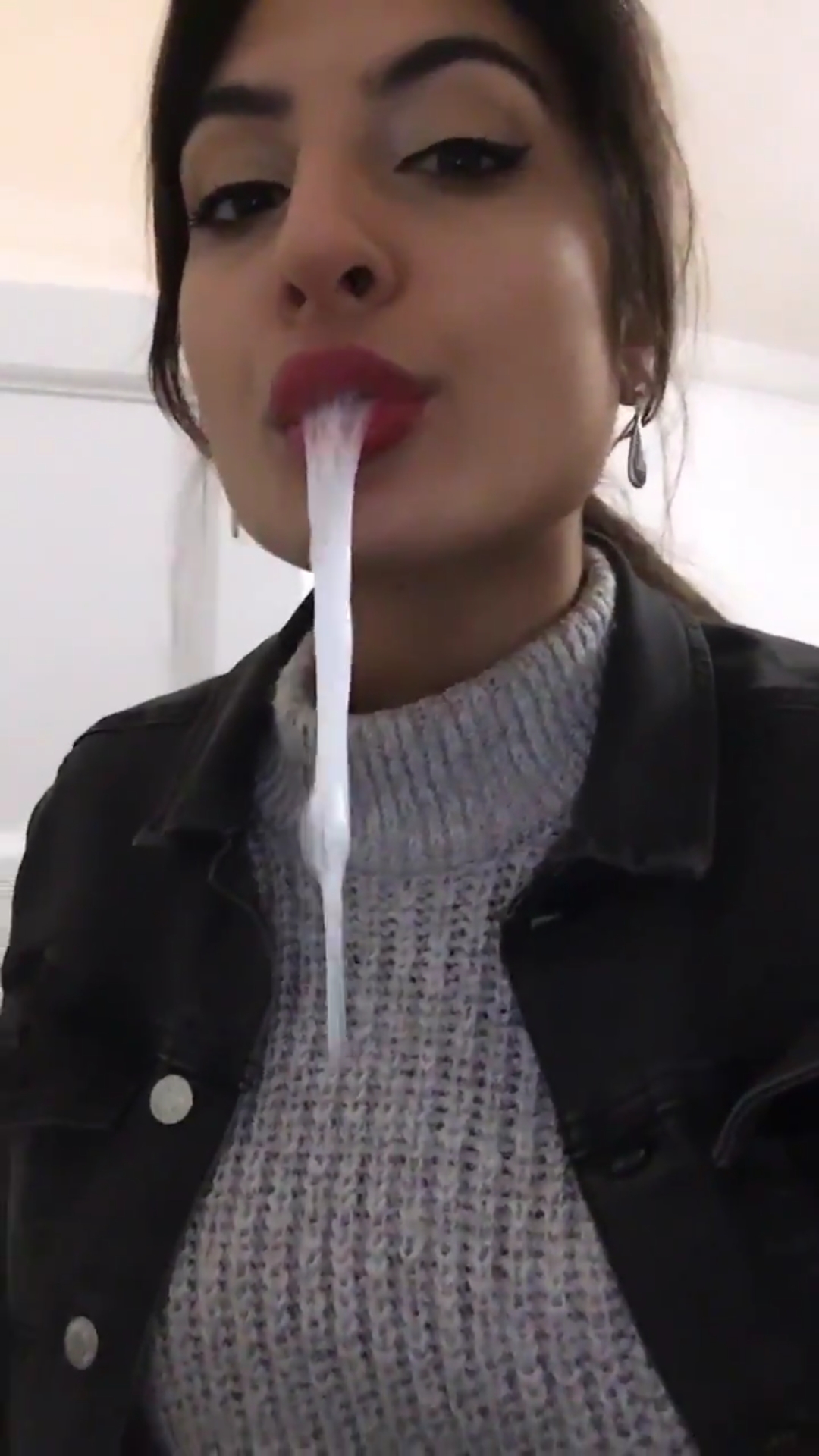 Spitting girl - video 121