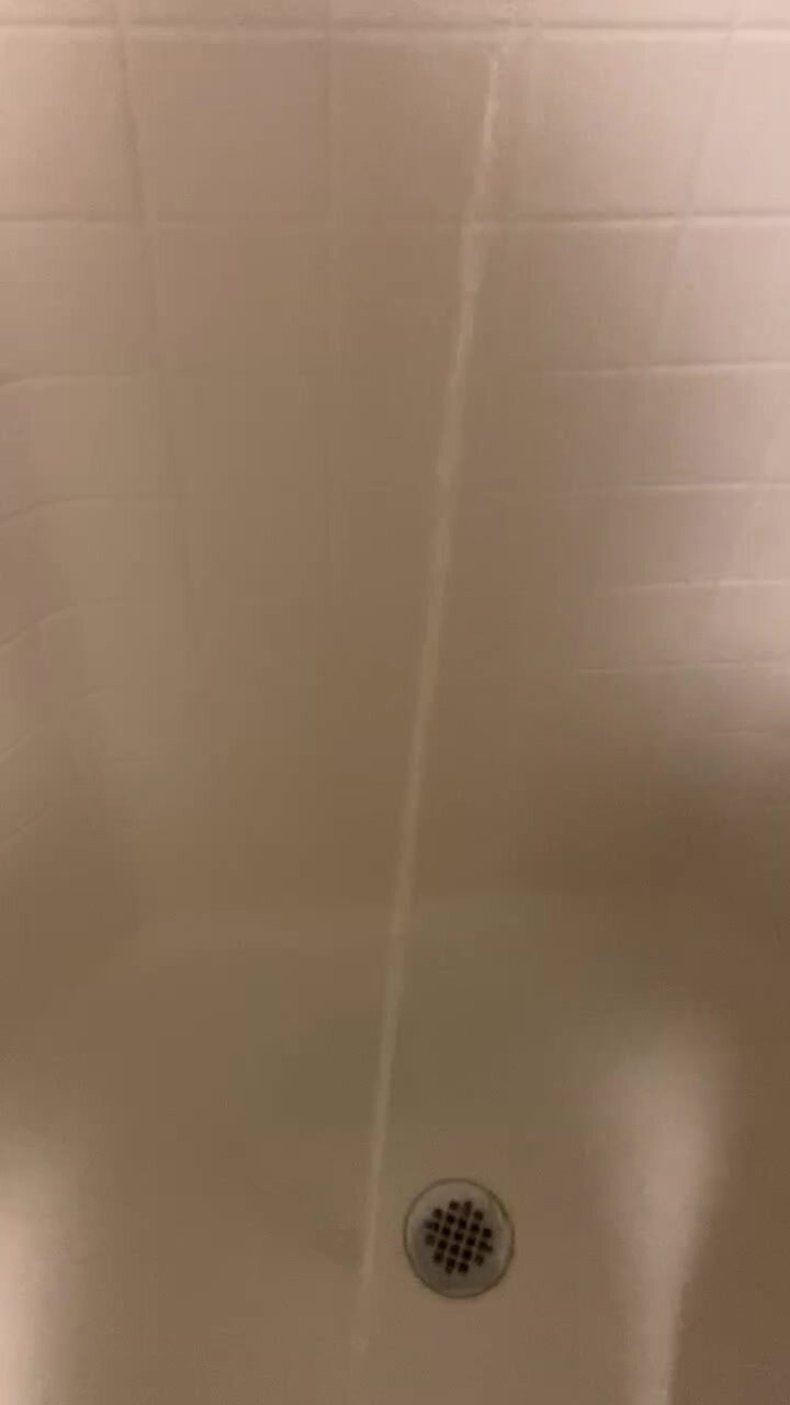 Pissing in my shower because I can