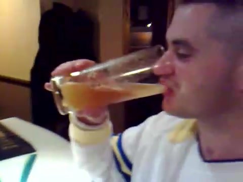 Yorkshire Elvis Drinking His Own Sick