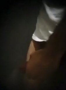 Spy Turkish Guy in restroom 2