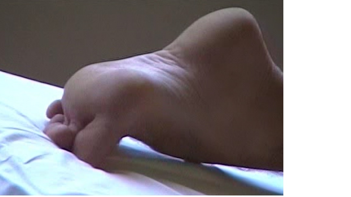 More of my actual DAD's sexy BARE FEET on the bed