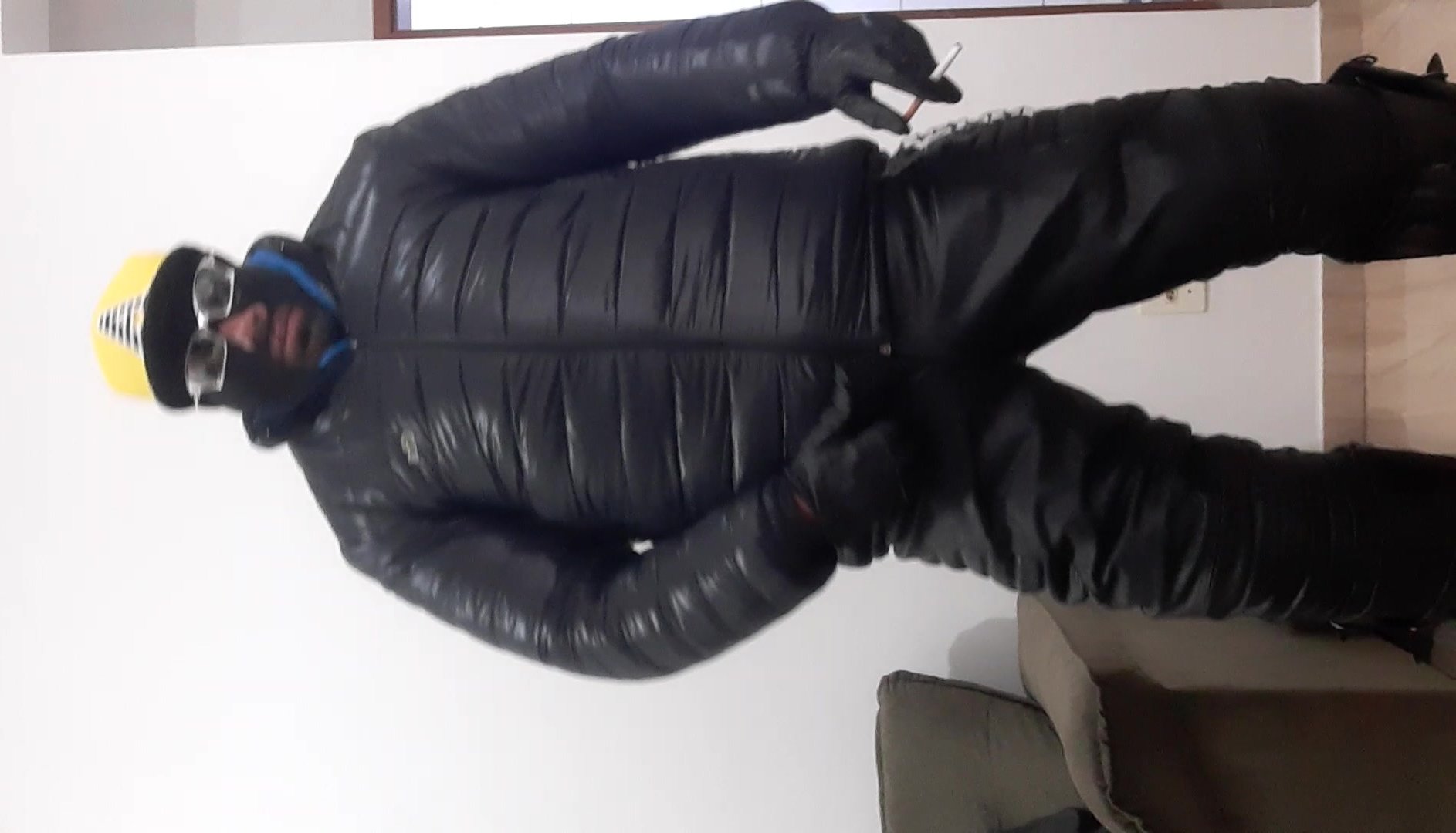 Monster scally boy baggy leather smoking