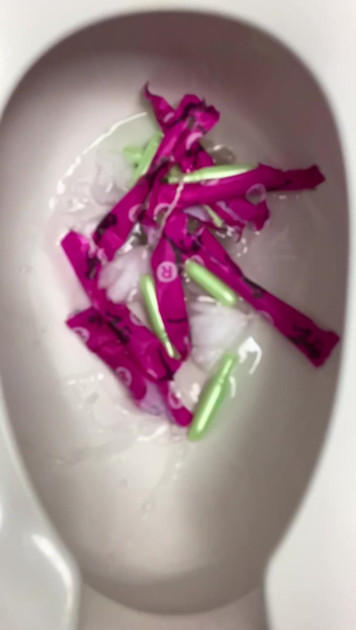 Playtex Tampons Sucked down toilet
