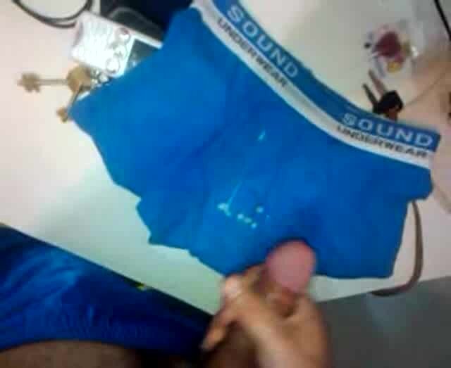 Busting a load on STR8 friend\