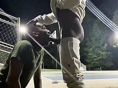 black dudes fuck in public places