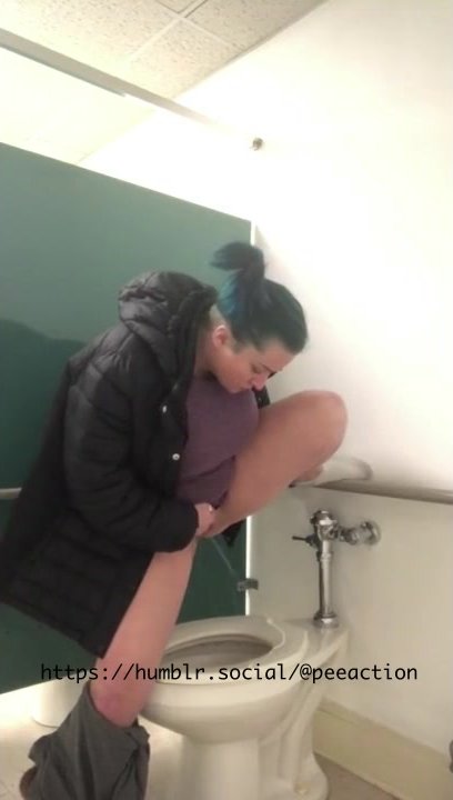Messy Public Bathroom Piss - video 2