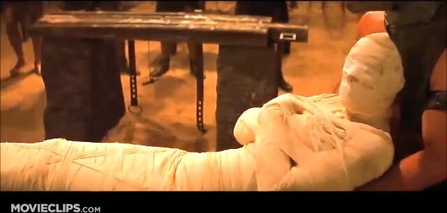 The Mummy- Imhotep is Mummified Alive