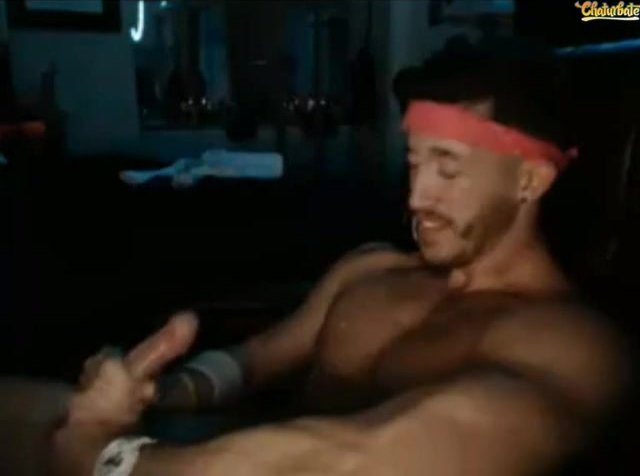 Cumming on his face a huge load