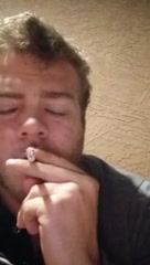 Smoking Fetish: Cute Blonde's Lung Work Out