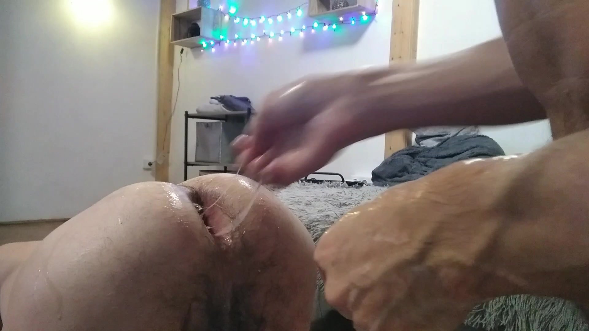 Fisted by a regular client