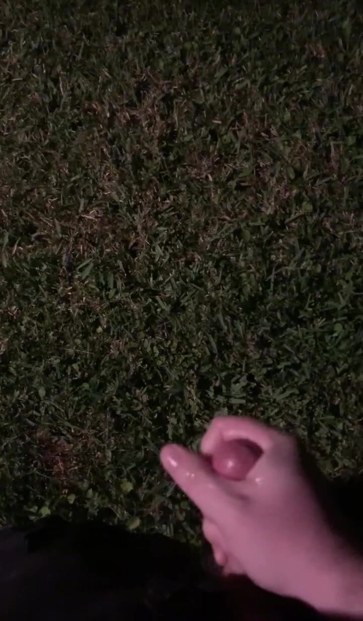 Backyard jerkoff