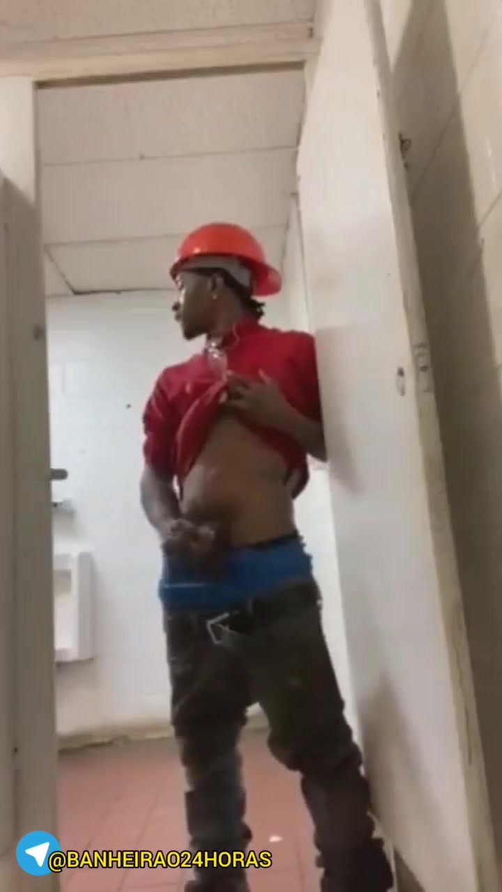 black worker piss