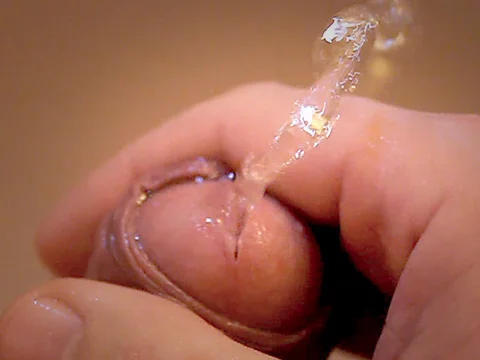 Precum tattoo pissing girl