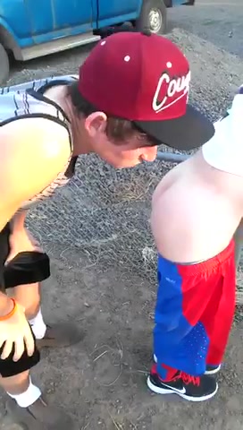 Lost bet kiss ass
