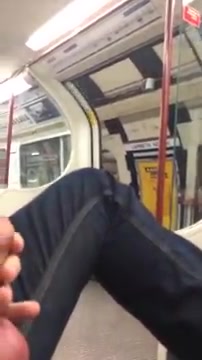 Wanking on London Underground