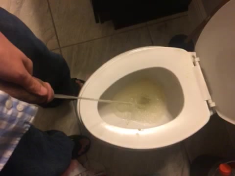 Pissing after movie