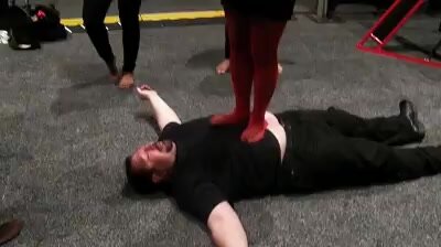 Stomach Trampling - video 7