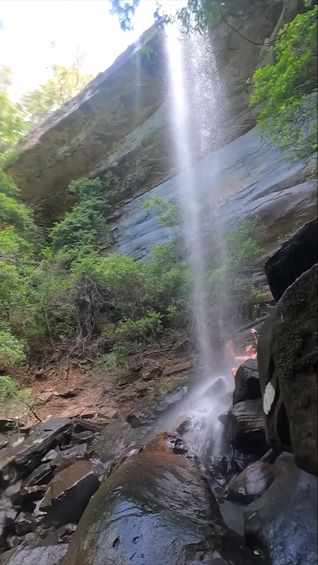 National Falls skinny dipping (portrait mode)