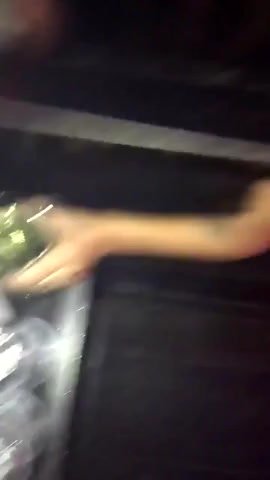 Bitch Pisses in Glass, gets thrown back on her!