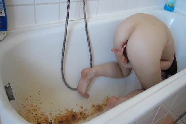 german teen has a lot of diarrhea while rubbing her pussy