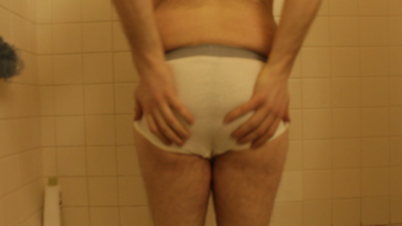 Pooping my tighty whities briefs shit