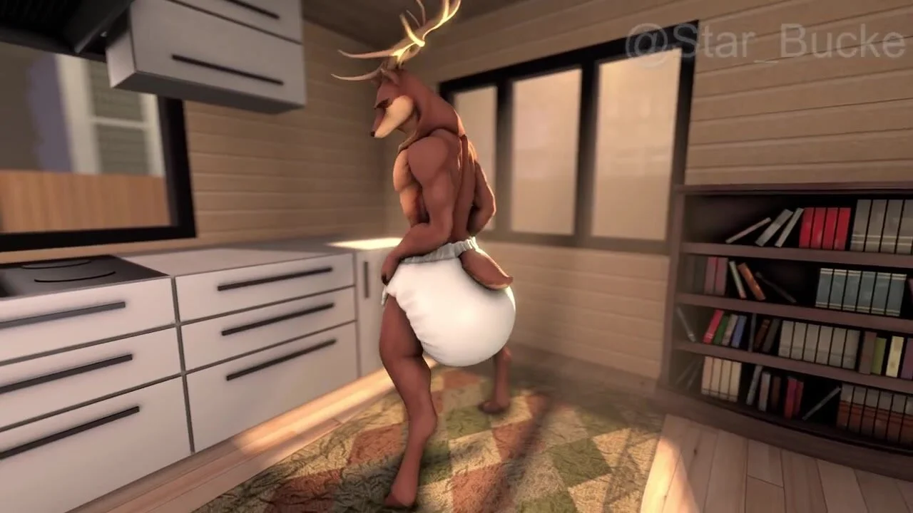 Anthro Diaper Porn - Animations: Deer Diaper Blorts - ThisVid.com