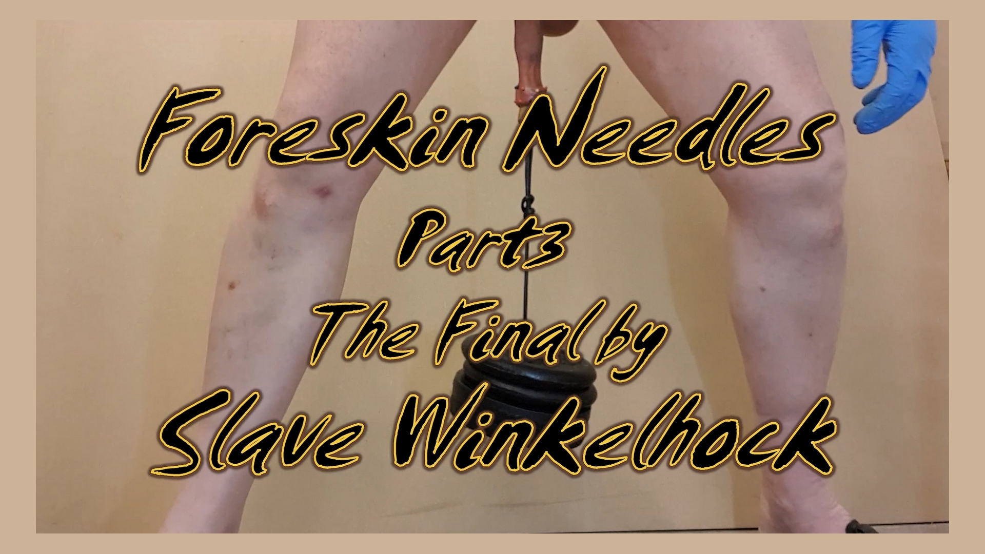 Foreskin needles for slave Winkelhock P3