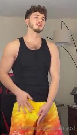 Handsome Guy Undresses