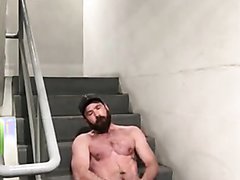 caught jacking in stairwell